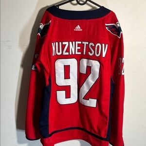 Washington Capitals Evgeny Kuznetsov Premier Player Jersey Stanley Cup 2018
